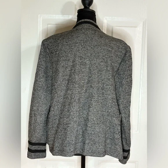 Tommy Hilfiger Women's Marled Military Band Jacket size Large - Picture 5 of 14